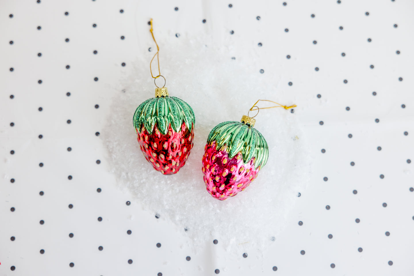 Vintage Strawberry Ornament